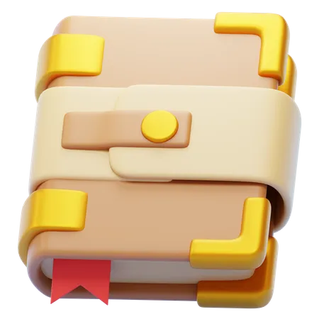 Livre  3D Icon