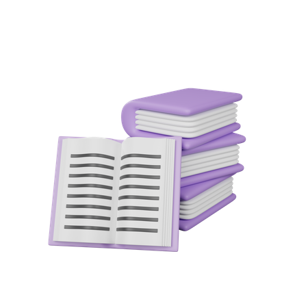 Livre  3D Icon