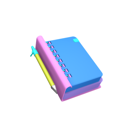 Livre  3D Icon