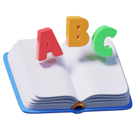 Livre abc  3D Icon