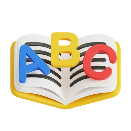 Livre abc  3D Icon