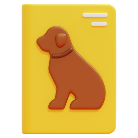 Livre pour animaux de compagnie  3D Icon