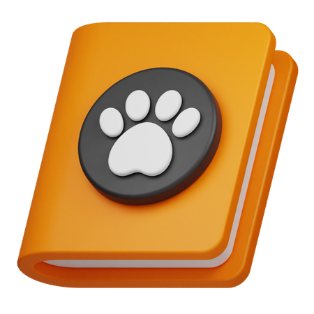 Livre d'animaux  3D Icon