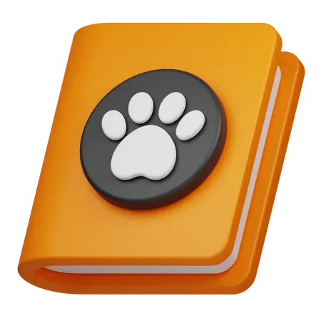 Livre d'animaux  3D Icon