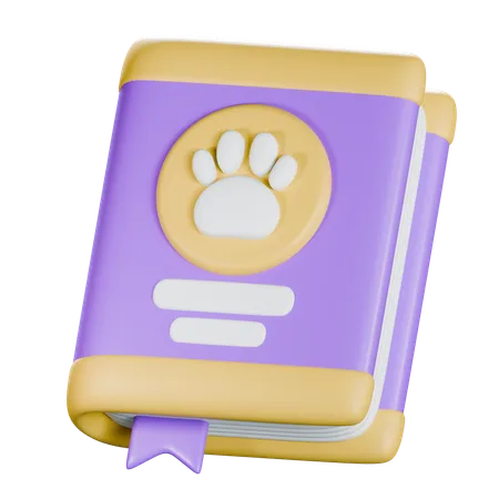 Livre d'animaux  3D Icon