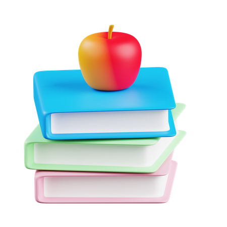 Livre de pommes  3D Icon