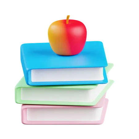 Livre de pommes  3D Icon