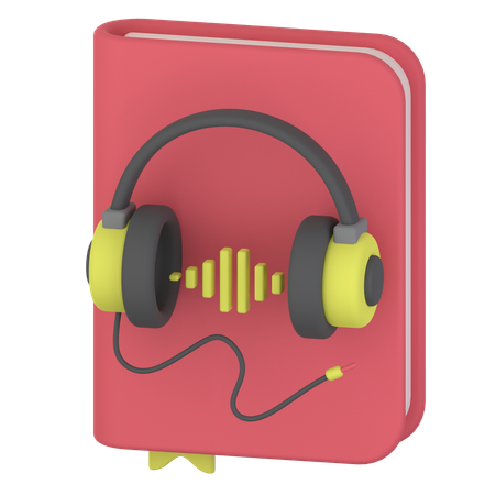 Livre audio  3D Icon