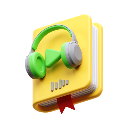 Livre audio  3D Icon