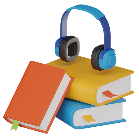 Livre audio  3D Icon