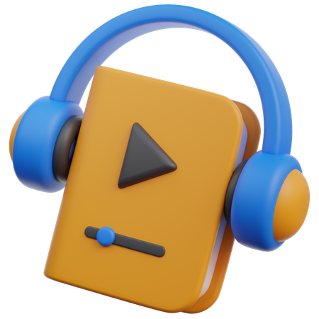 Livre audio  3D Icon