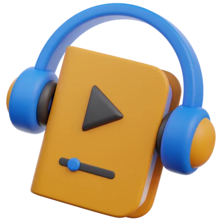 Livre audio  3D Icon