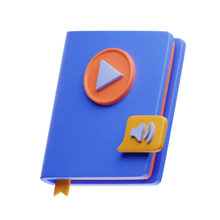 Livre audio  3D Icon