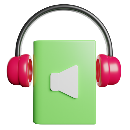 Livre audio  3D Icon