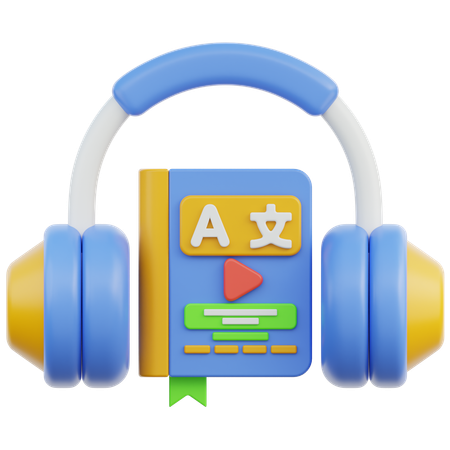 Livre audio  3D Icon