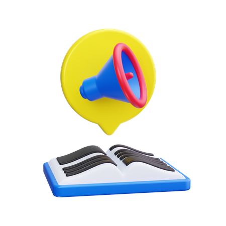 Livre audio  3D Icon