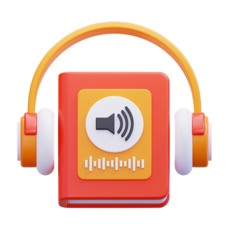 Livre audio  3D Icon