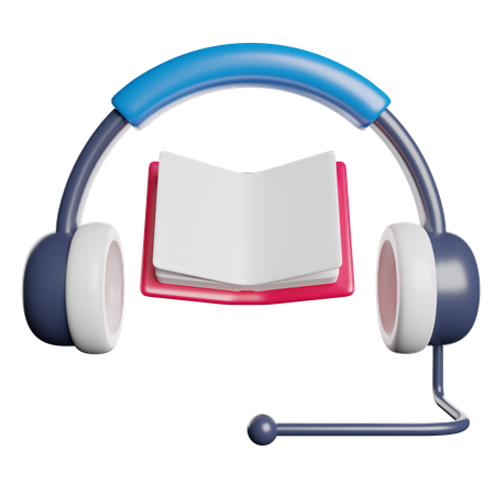 Livre audio  3D Icon