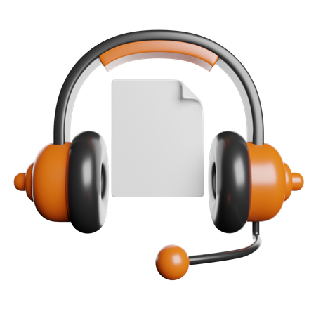 Livre audio  3D Icon