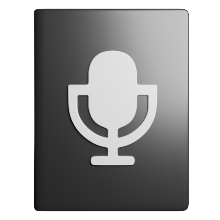 Livre audio  3D Icon