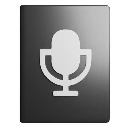 Livre audio  3D Icon