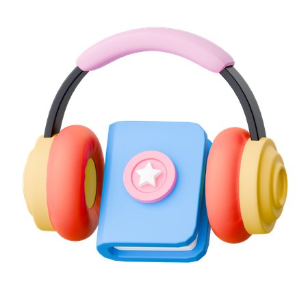 Livre audio  3D Icon