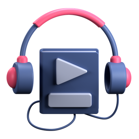 Livre audio  3D Icon