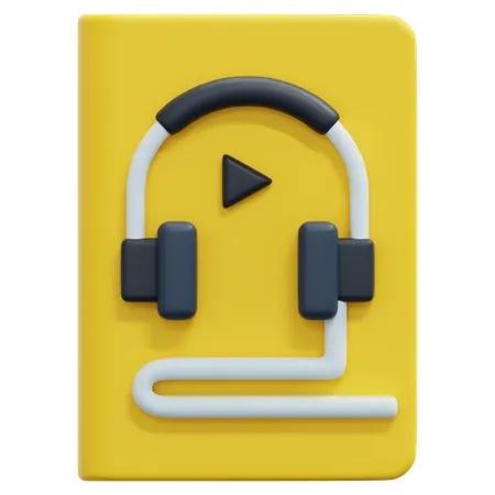 Livre audio  3D Icon