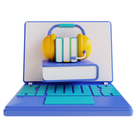 Livre audio en ligne  3D Icon