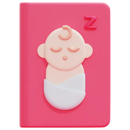 Livre de bébé  3D Icon