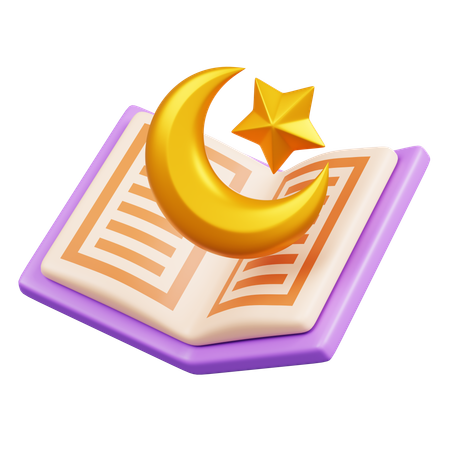 Livre du coran  3D Icon