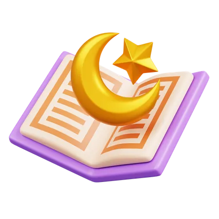 Livre du coran  3D Icon