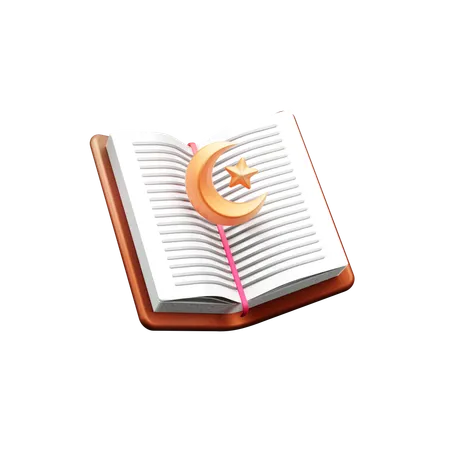 Livre du coran  3D Icon