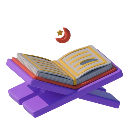 Livre du coran  3D Icon