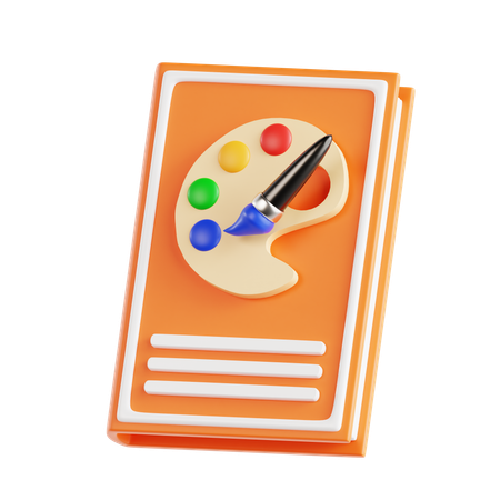 Livre d'art  3D Icon