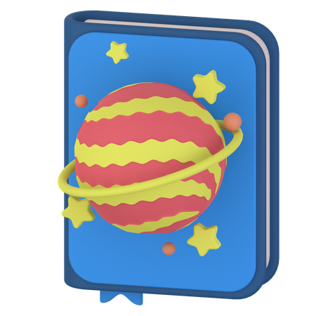 Livre d'astronomie  3D Icon