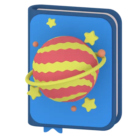 Livre d'astronomie  3D Icon