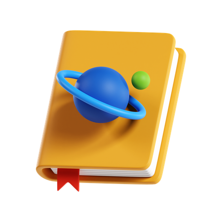 Livre d'astronomie  3D Icon