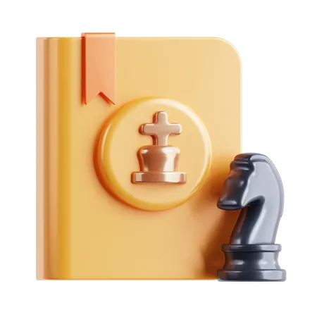 Livre d'échecs  3D Icon