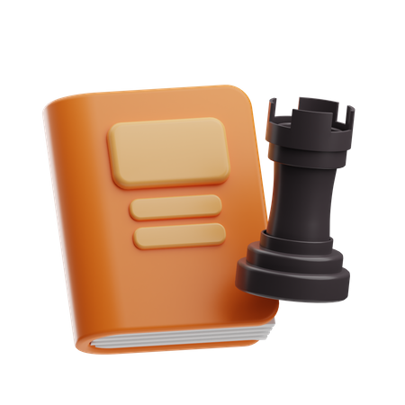 Livre d'échecs  3D Icon