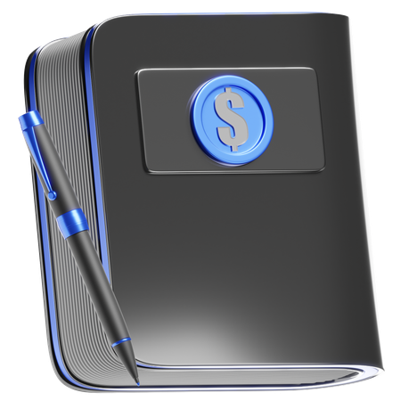 Livre d'affaires  3D Icon