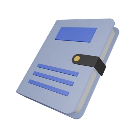 Livre d'affaires  3D Icon