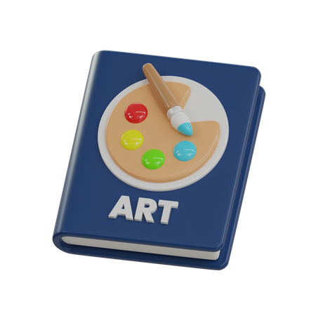 Livre d'art  3D Icon