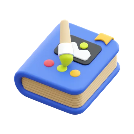 Livre d'art  3D Icon