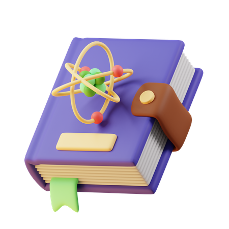 Livre de chimie  3D Icon