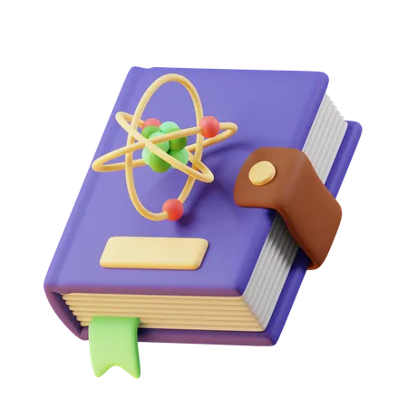 Livre de chimie  3D Icon