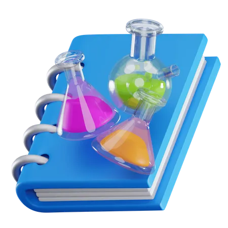 Livre de chimie  3D Icon