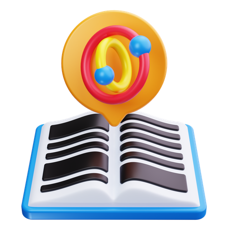 Livre de chimie  3D Icon