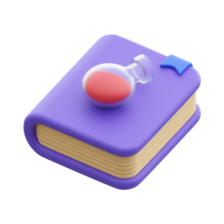 Livre de chimie  3D Icon