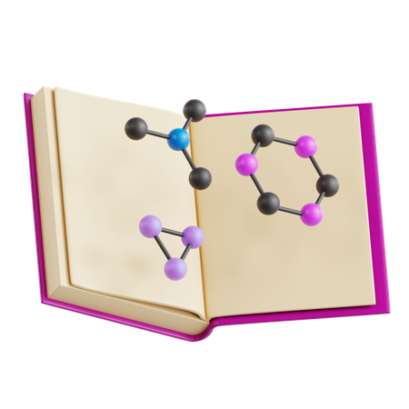 Livre de chimie  3D Icon